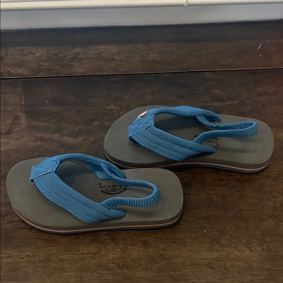 Rainbow Kids Blue Sandals - Picture 2 of 7